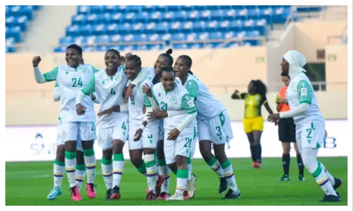 2028 Olympic Qualifiers Comoros wallop Sudan to set up Super Falcons showdown .jpg